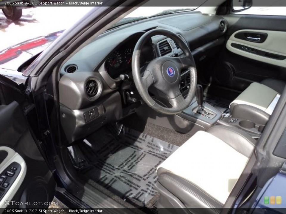 Black/Beige Interior Photo for the 2006 Saab 9-2X 2.5i Sport Wagon #46693844