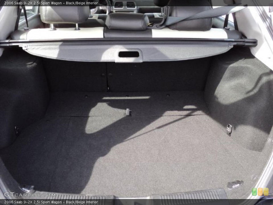 Black/Beige Interior Trunk for the 2006 Saab 9-2X 2.5i Sport Wagon #46693925