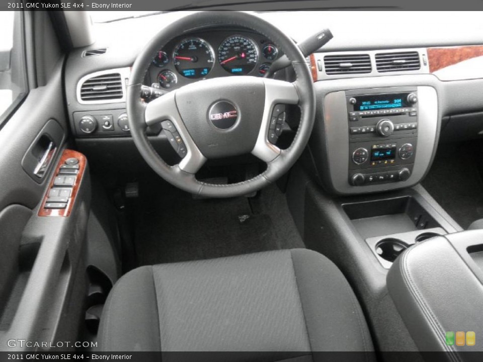 Ebony Interior Dashboard for the 2011 GMC Yukon SLE 4x4 #46694246