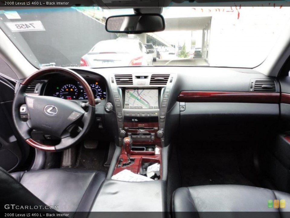 Black Interior Dashboard for the 2008 Lexus LS 460 L #46694735