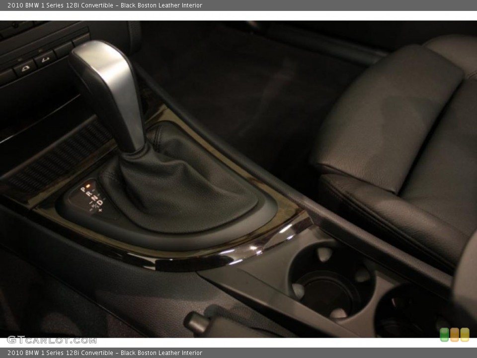 Black Boston Leather Interior Transmission for the 2010 BMW 1 Series 128i Convertible #46695245