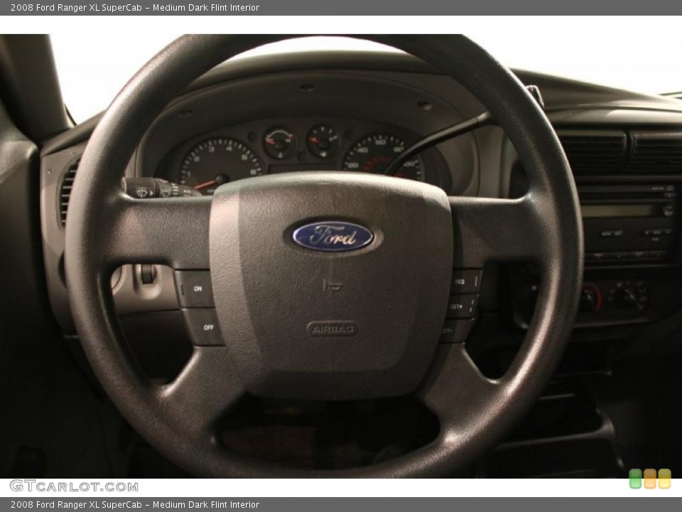 Medium Dark Flint Interior Steering Wheel for the 2008 Ford Ranger XL SuperCab #46695329