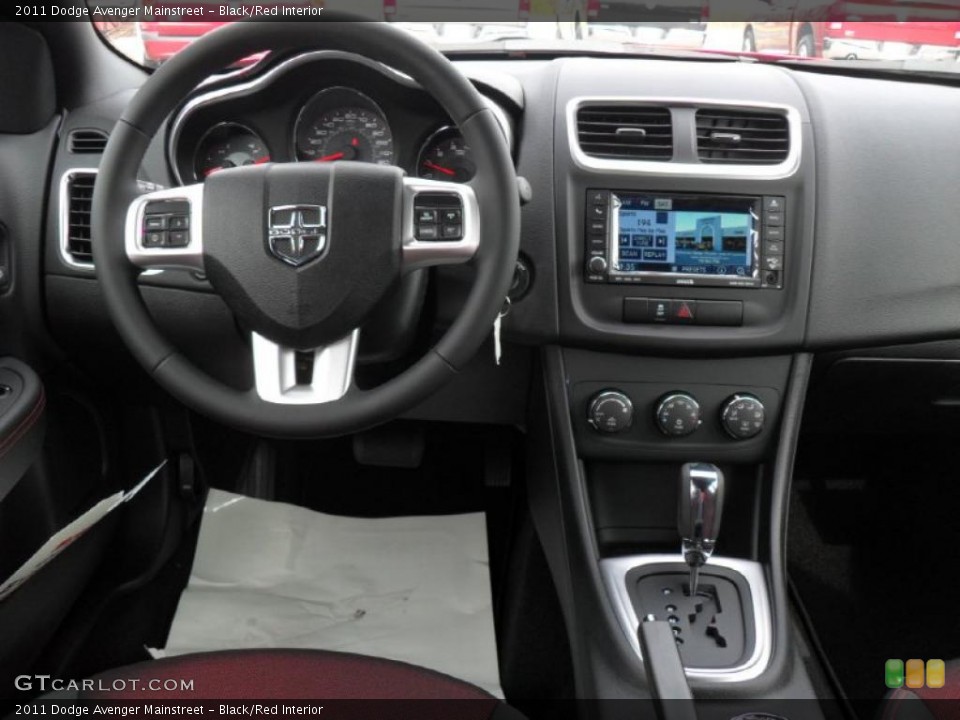Black/Red Interior Dashboard for the 2011 Dodge Avenger Mainstreet #46696433