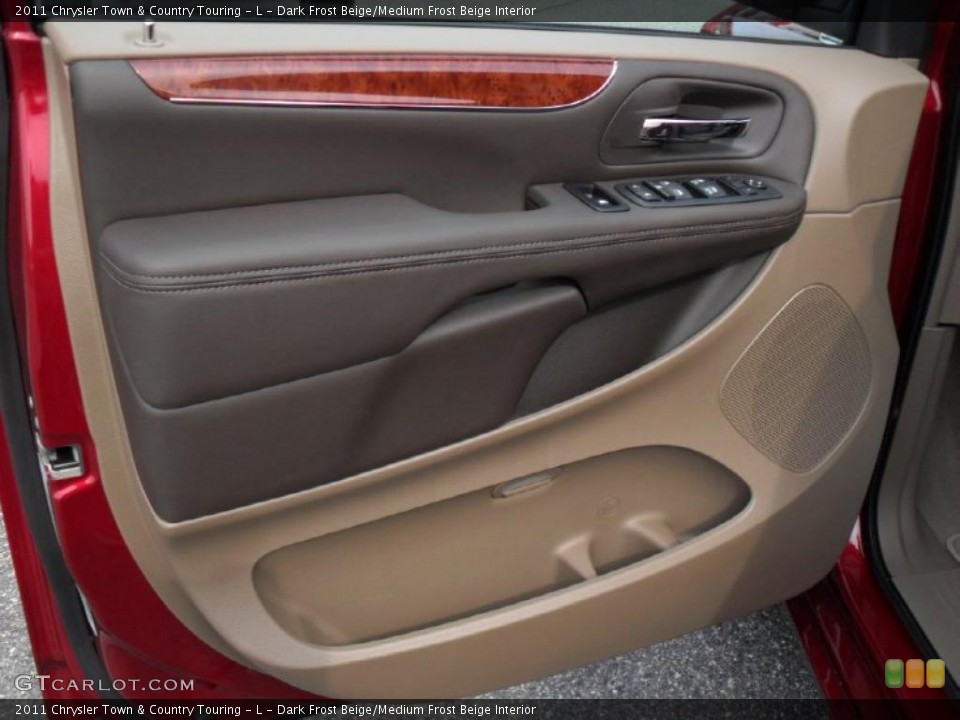 Dark Frost Beige/Medium Frost Beige Interior Door Panel for the 2011 Chrysler Town & Country Touring - L #46696490
