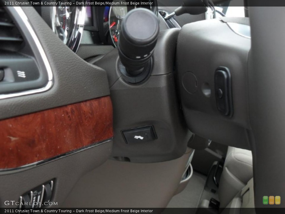 Dark Frost Beige/Medium Frost Beige Interior Controls for the 2011 Chrysler Town & Country Touring #46696640