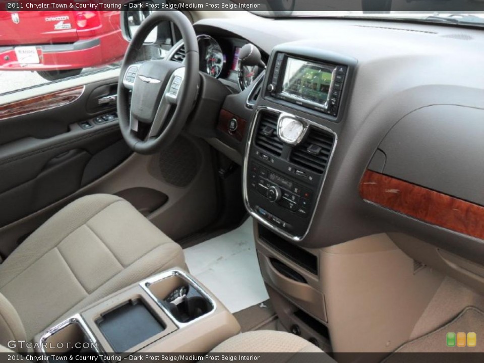 Dark Frost Beige/Medium Frost Beige Interior Dashboard for the 2011 Chrysler Town & Country Touring #46696676