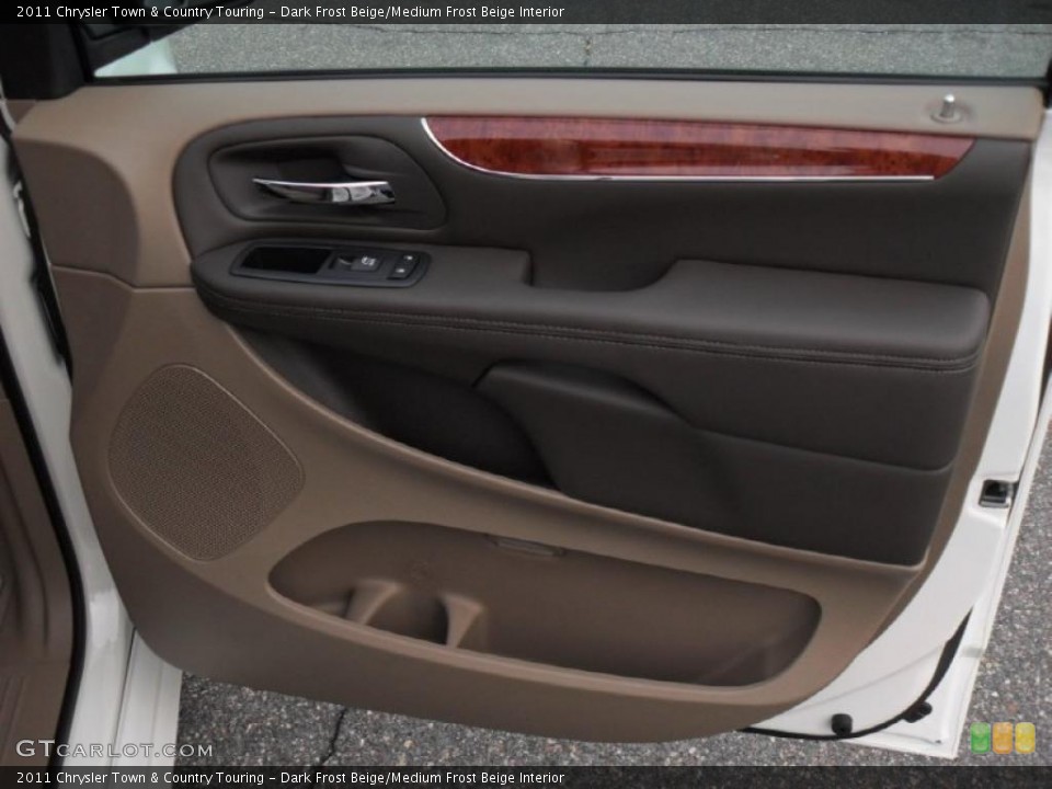 Dark Frost Beige/Medium Frost Beige Interior Door Panel for the 2011 Chrysler Town & Country Touring #46696679