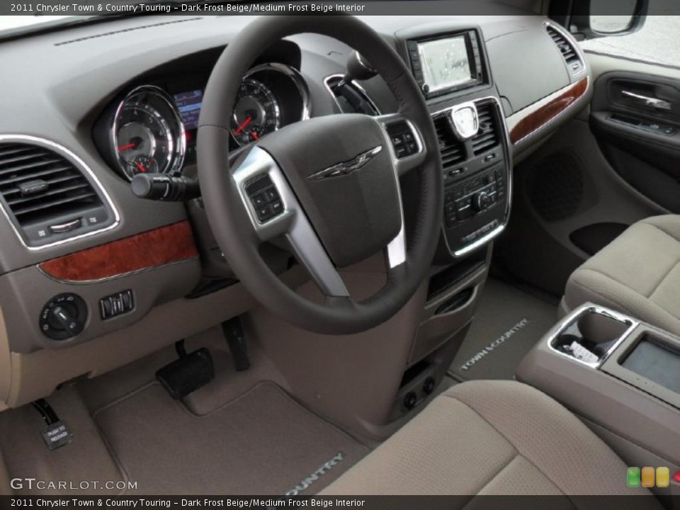 Dark Frost Beige/Medium Frost Beige Interior Prime Interior for the 2011 Chrysler Town & Country Touring #46696691