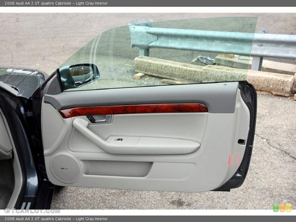 Light Gray Interior Door Panel for the 2008 Audi A4 2.0T quattro Cabriolet #46698456