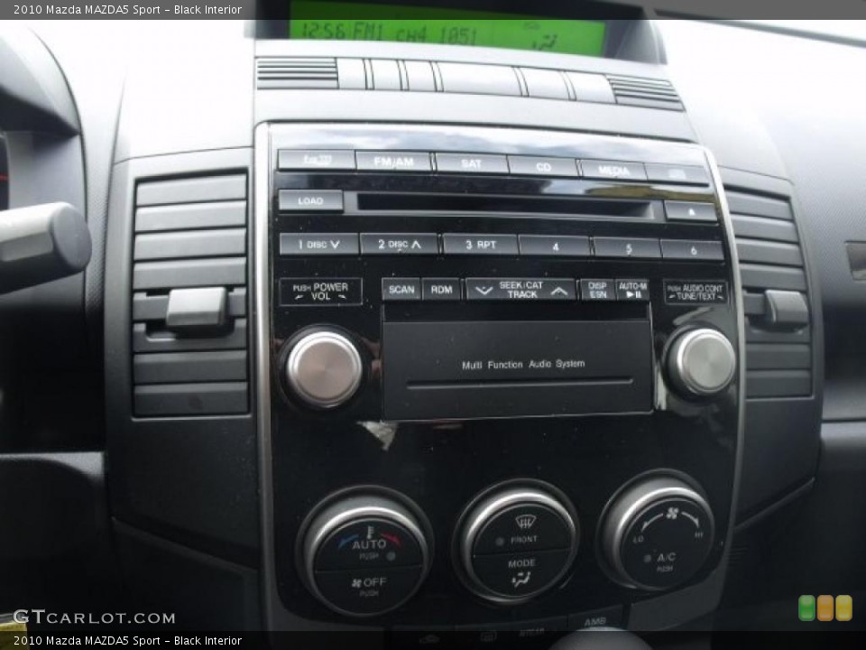 Black Interior Controls for the 2010 Mazda MAZDA5 Sport #46698516