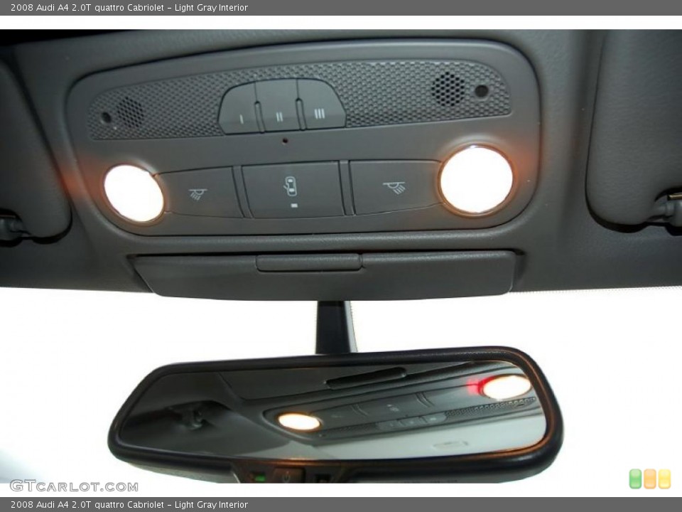 Light Gray Interior Controls for the 2008 Audi A4 2.0T quattro Cabriolet #46698531