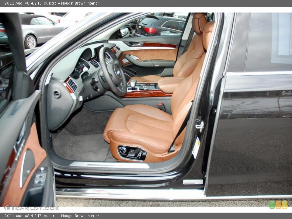 Nougat Brown Interior Photo for the 2011 Audi A8 4.2 FSI quattro #46698936