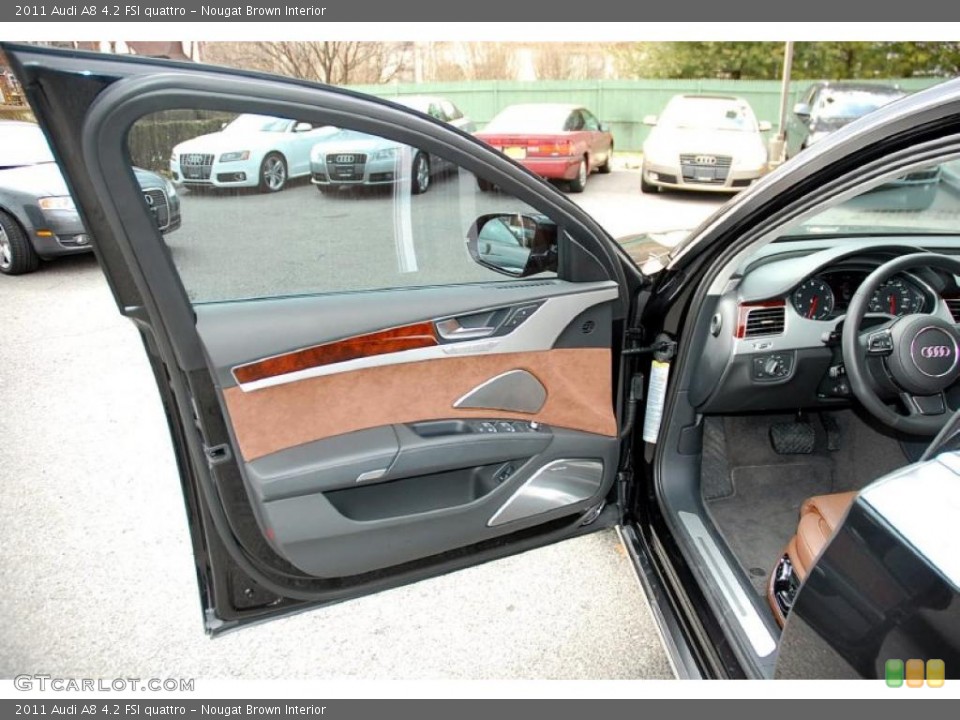 Nougat Brown Interior Door Panel for the 2011 Audi A8 4.2 FSI quattro #46698963