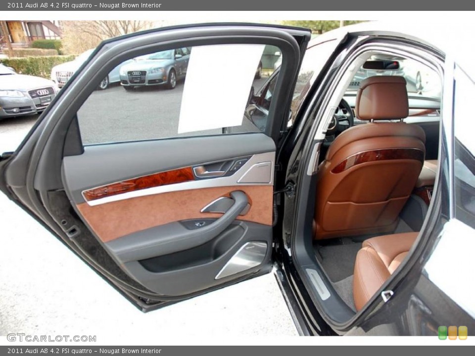 Nougat Brown Interior Door Panel for the 2011 Audi A8 4.2 FSI quattro #46699104