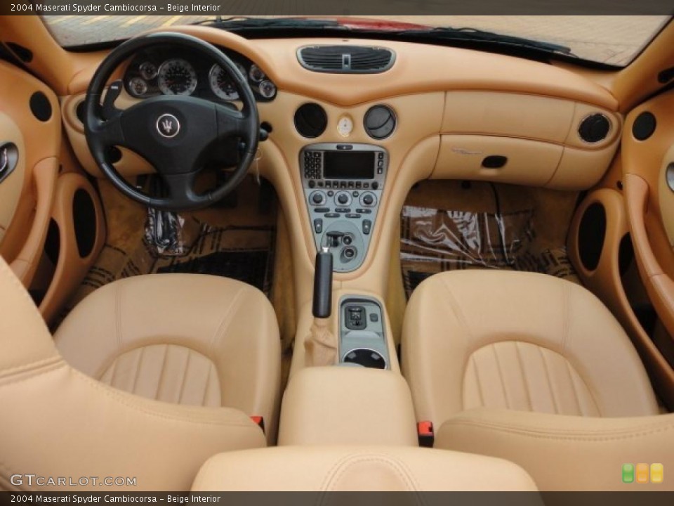 Beige Interior Dashboard for the 2004 Maserati Spyder Cambiocorsa #46699143