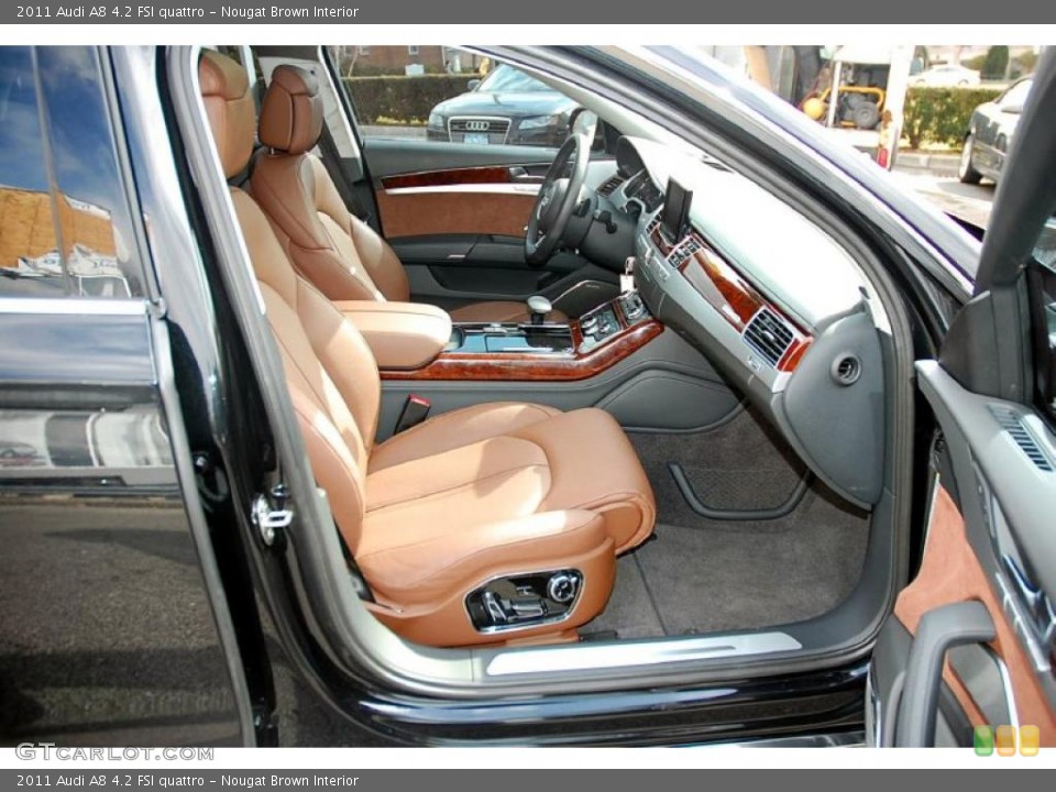 Nougat Brown Interior Photo for the 2011 Audi A8 4.2 FSI quattro #46699197