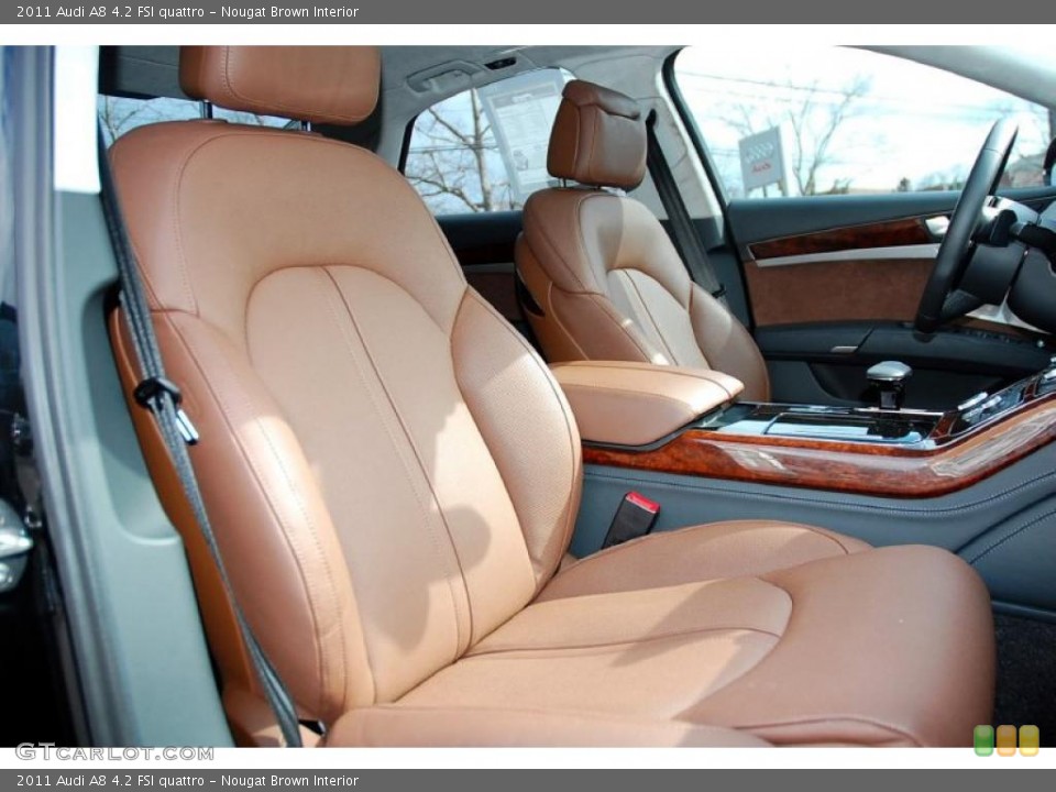 Nougat Brown Interior Photo for the 2011 Audi A8 4.2 FSI quattro #46699224