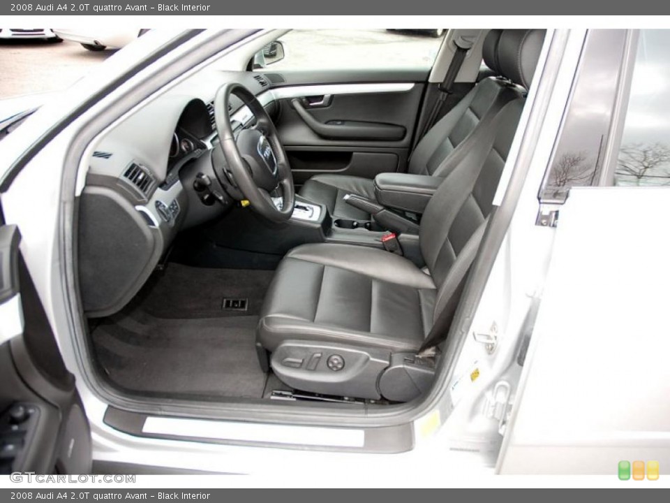 Black Interior Photo for the 2008 Audi A4 2.0T quattro Avant #46700856