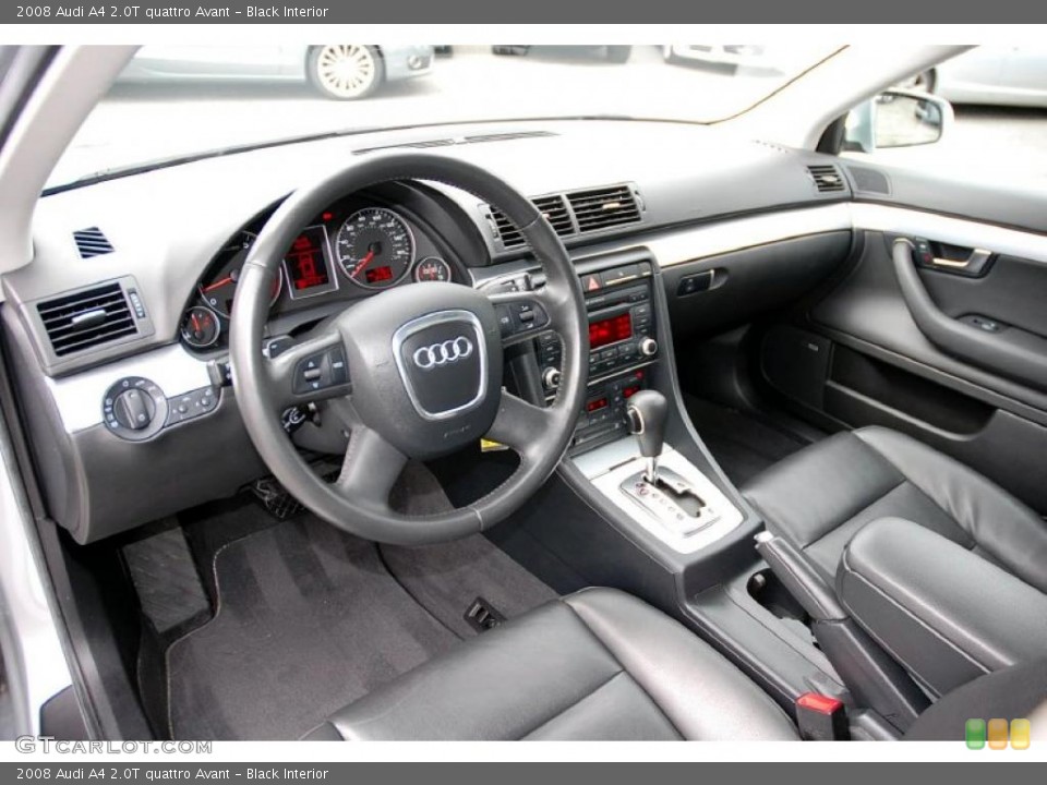 Black Interior Prime Interior for the 2008 Audi A4 2.0T quattro Avant #46700865