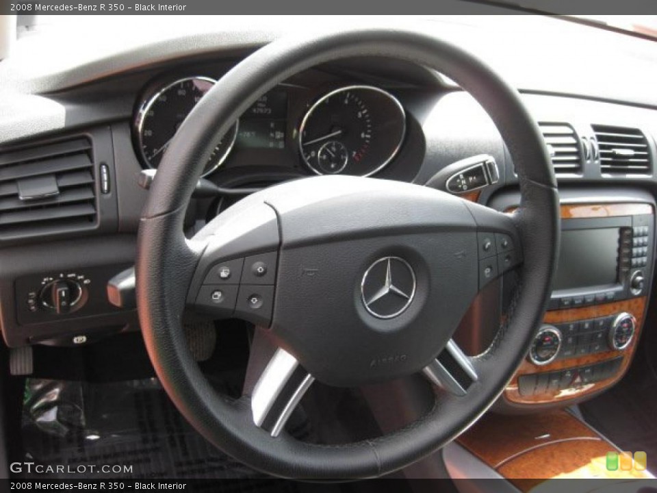 Black Interior Steering Wheel for the 2008 Mercedes-Benz R 350 #46702473