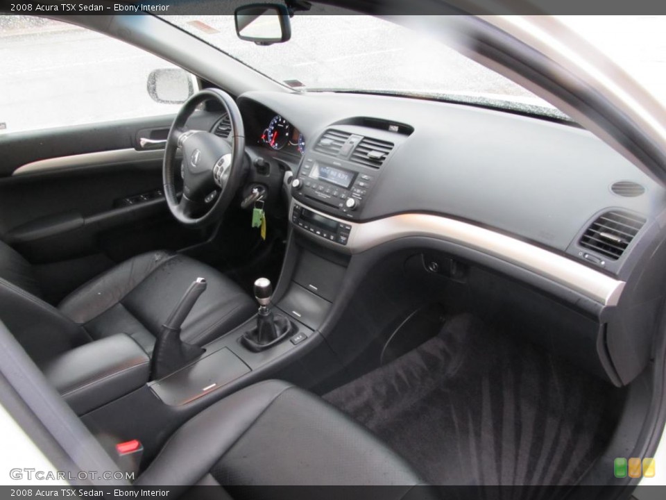 Ebony Interior Photo for the 2008 Acura TSX Sedan #46702671