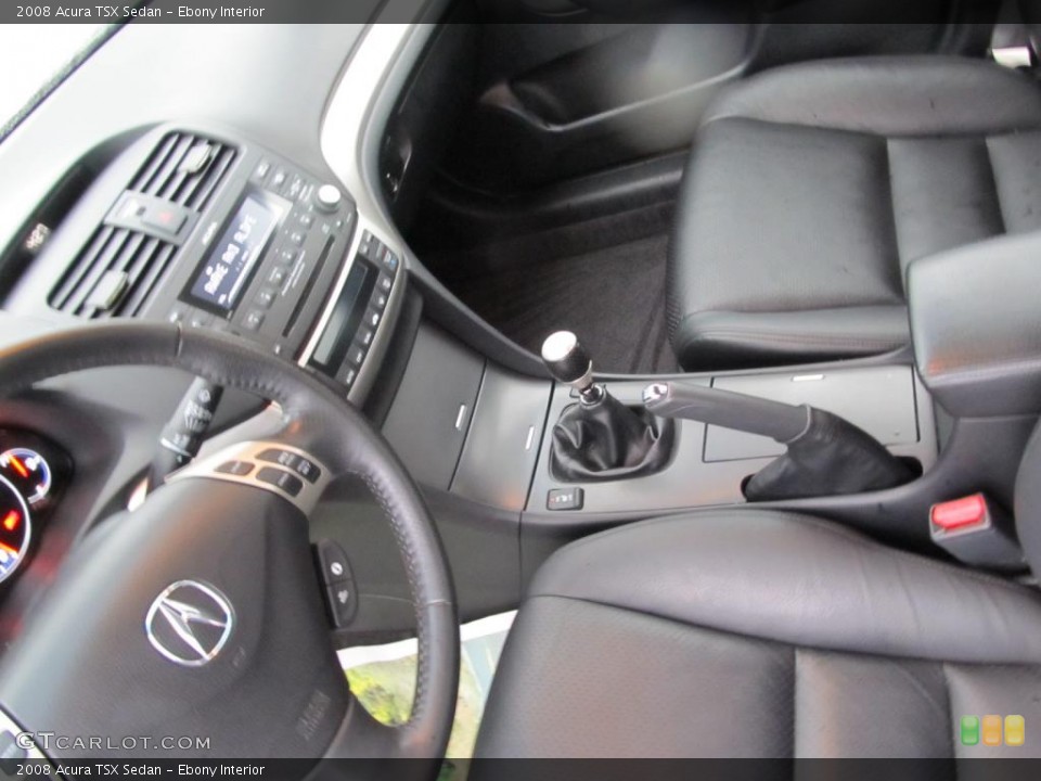 Ebony Interior Photo for the 2008 Acura TSX Sedan #46702701