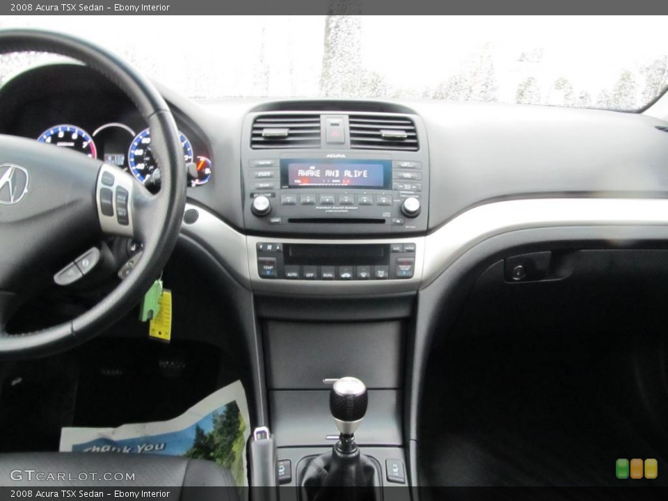 Ebony Interior Dashboard for the 2008 Acura TSX Sedan #46702710