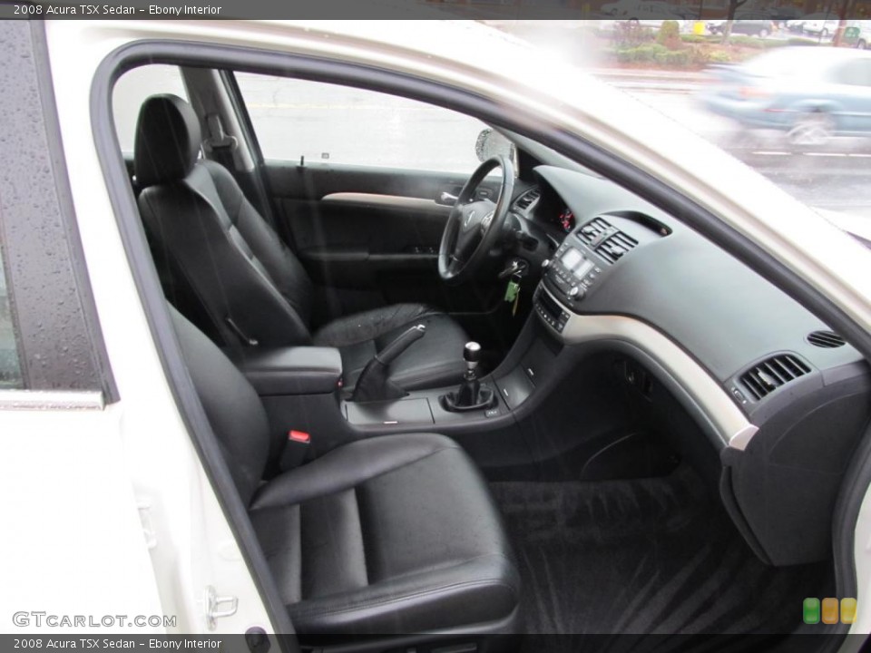 Ebony Interior Photo for the 2008 Acura TSX Sedan #46702785