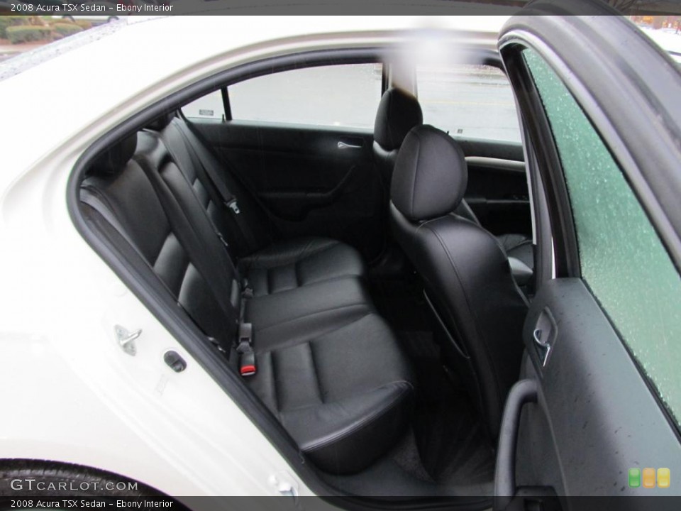 Ebony Interior Photo for the 2008 Acura TSX Sedan #46702797