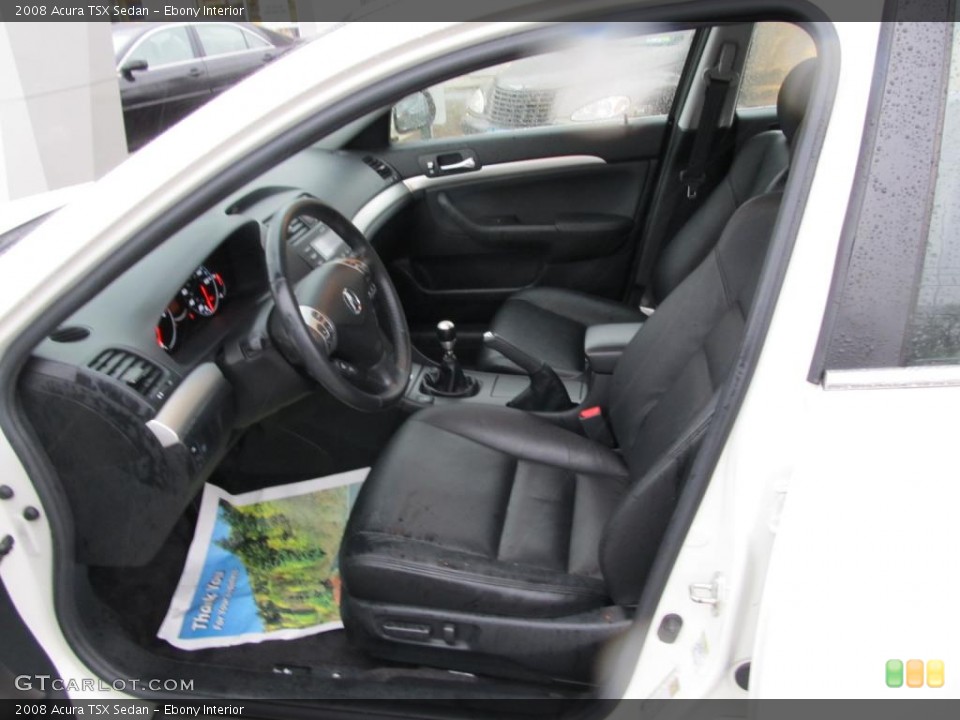 Ebony Interior Photo for the 2008 Acura TSX Sedan #46702839