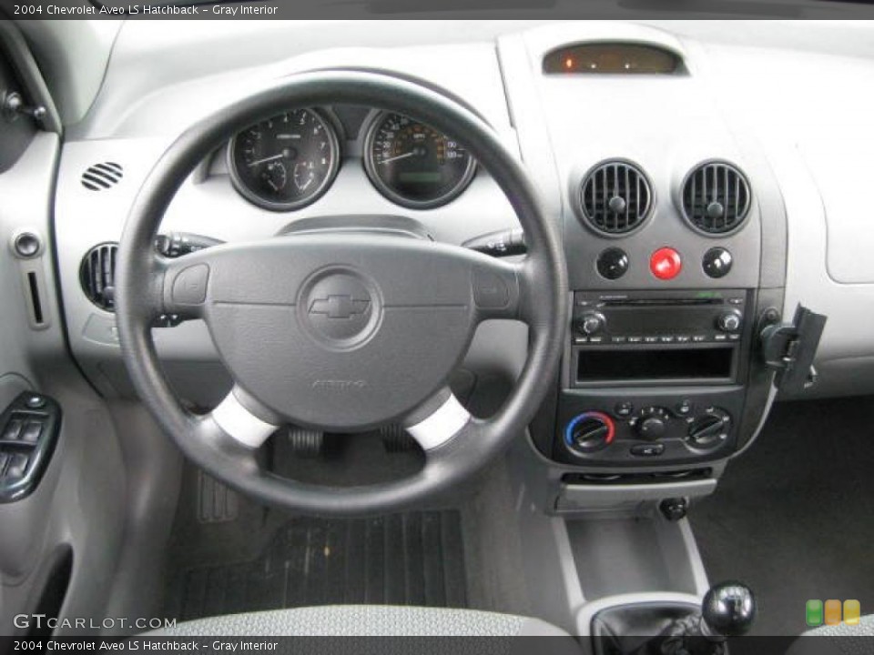 Gray Interior Dashboard for the 2004 Chevrolet Aveo LS Hatchback #46703046