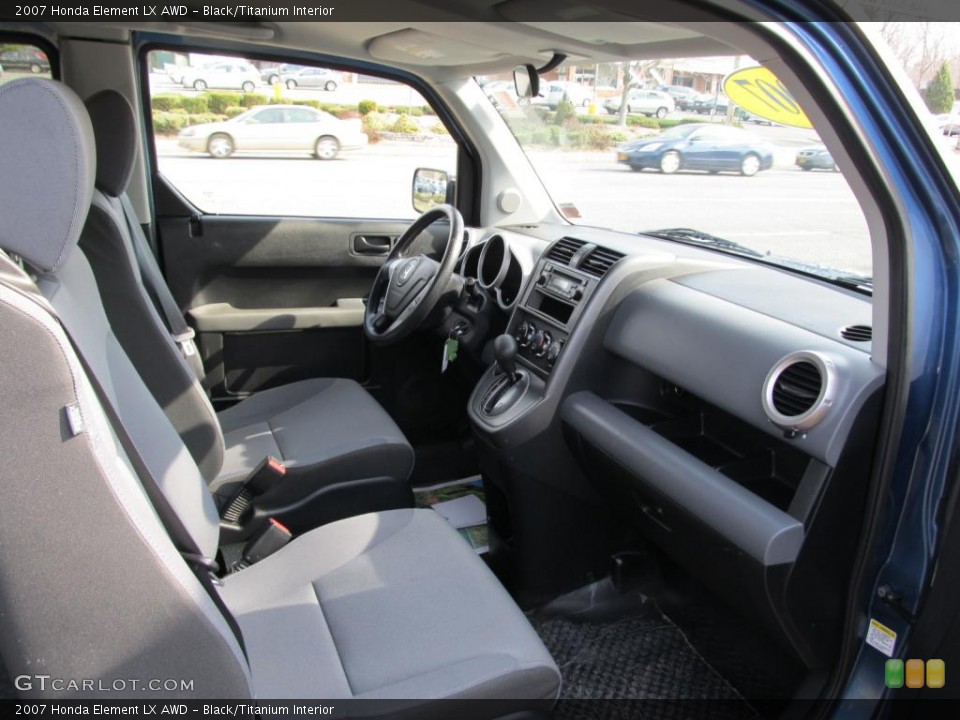 Black/Titanium Interior Dashboard for the 2007 Honda Element LX AWD #46703304
