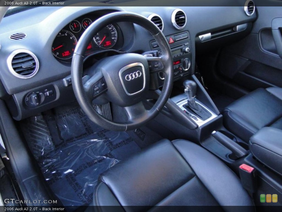 Black Interior Prime Interior for the 2006 Audi A3 2.0T #46704252