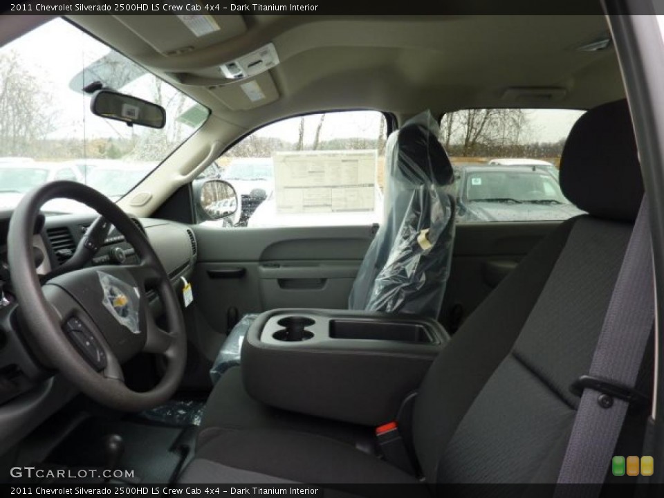 Dark Titanium Interior Photo for the 2011 Chevrolet Silverado 2500HD LS Crew Cab 4x4 #46704360