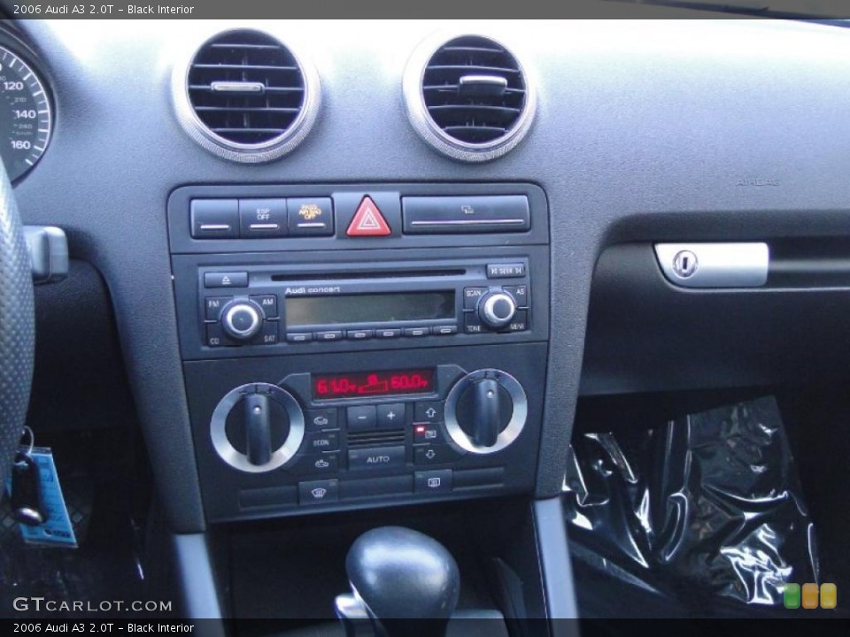 Black Interior Controls for the 2006 Audi A3 2.0T #46704390