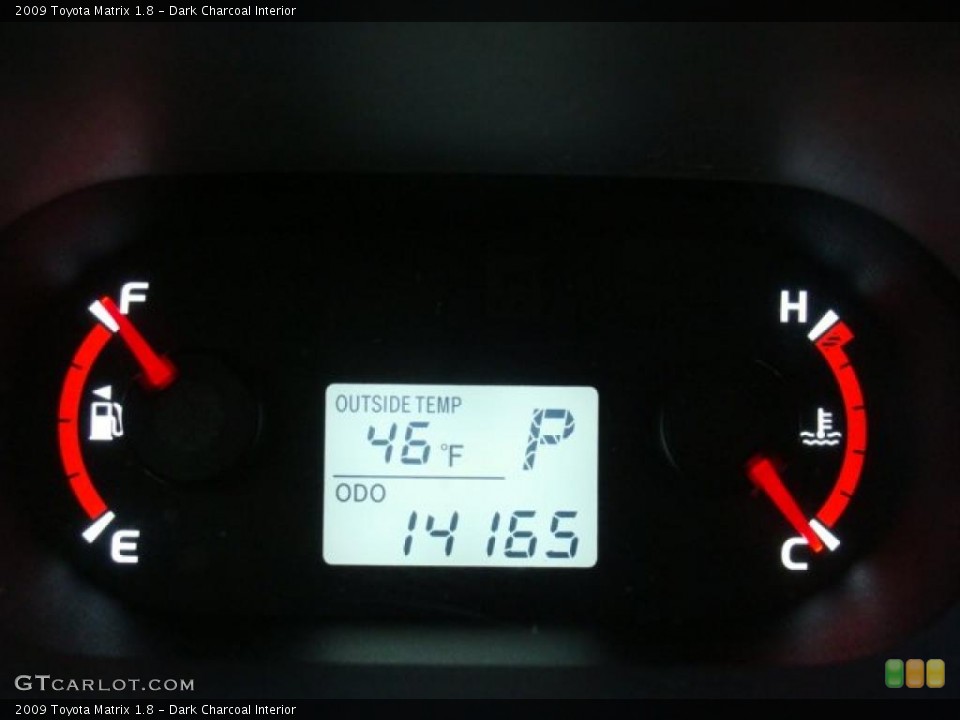 Dark Charcoal Interior Gauges for the 2009 Toyota Matrix 1.8 #46704429