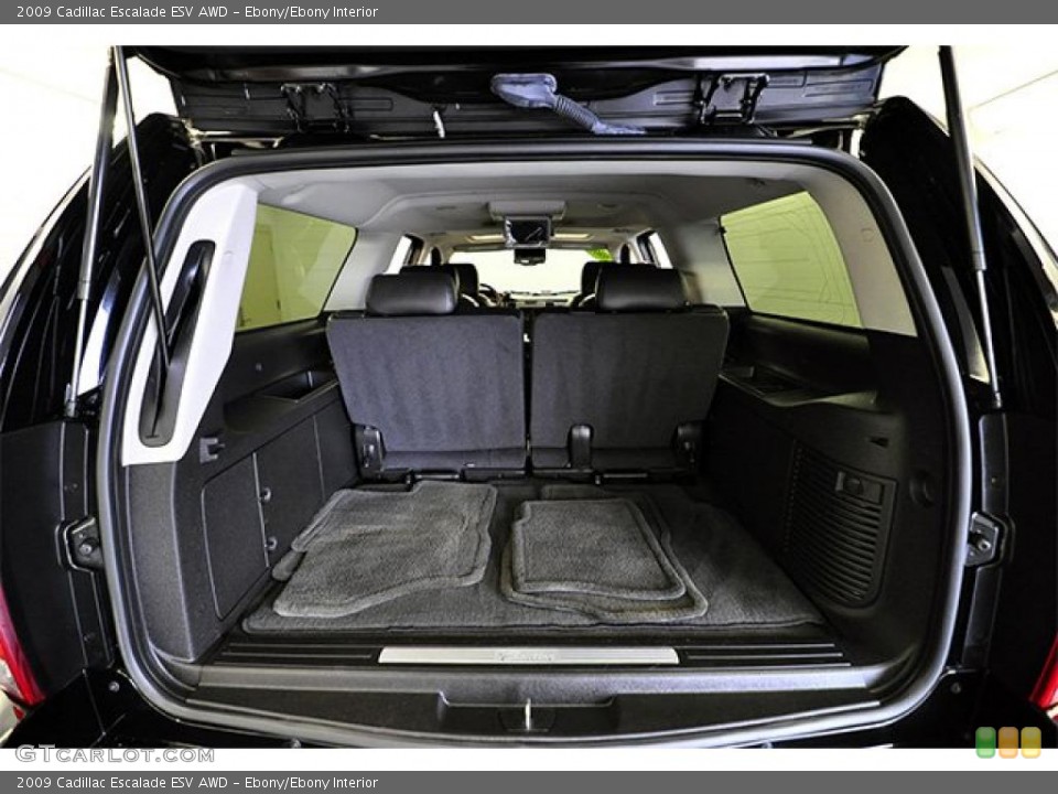 Ebony/Ebony Interior Trunk for the 2009 Cadillac Escalade ESV AWD #46705056