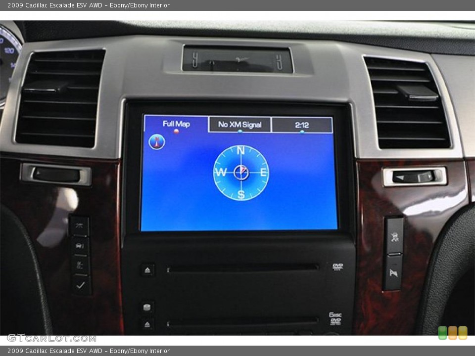 Ebony/Ebony Interior Controls for the 2009 Cadillac Escalade ESV AWD #46705173