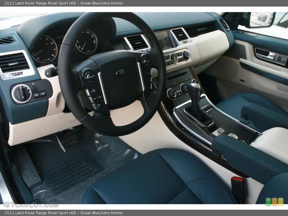 Ocean Blue/Ivory Interior Dashboard for the 2011 Land Rover Range Rover Sport HSE #46705362