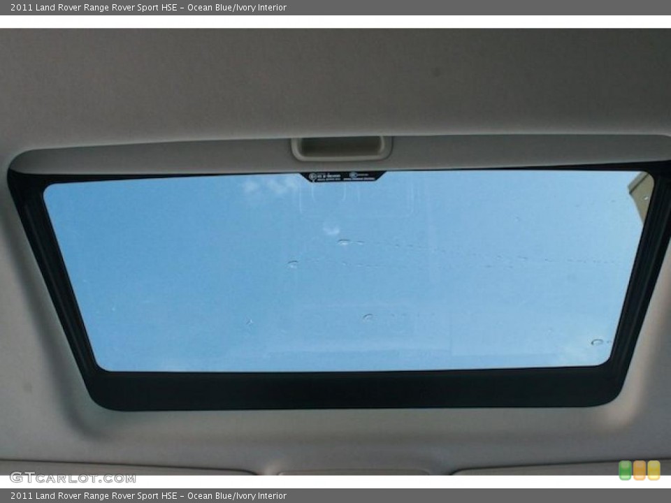 Ocean Blue/Ivory Interior Sunroof for the 2011 Land Rover Range Rover Sport HSE #46705452