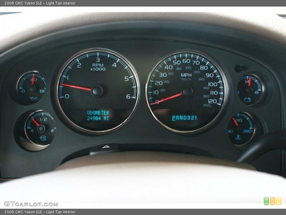 Light Tan Interior Gauges for the 2008 GMC Yukon SLE #46706334