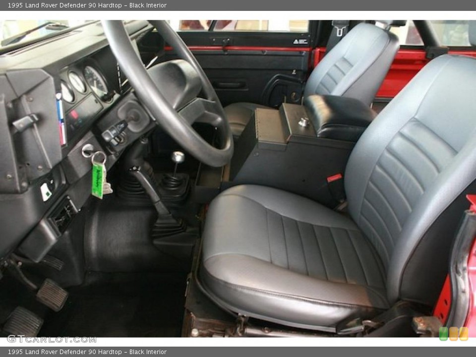 Black Interior Photo for the 1995 Land Rover Defender 90 Hardtop #46706532