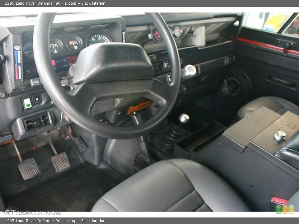 Black 1995 Land Rover Defender Interiors