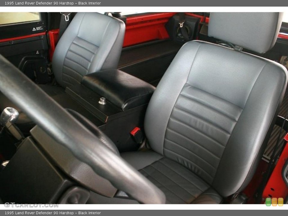 Black Interior Photo for the 1995 Land Rover Defender 90 Hardtop #46706733