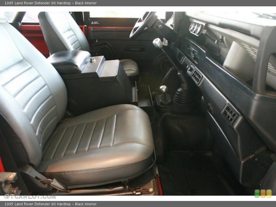 Black Interior Photo for the 1995 Land Rover Defender 90 Hardtop #46706766