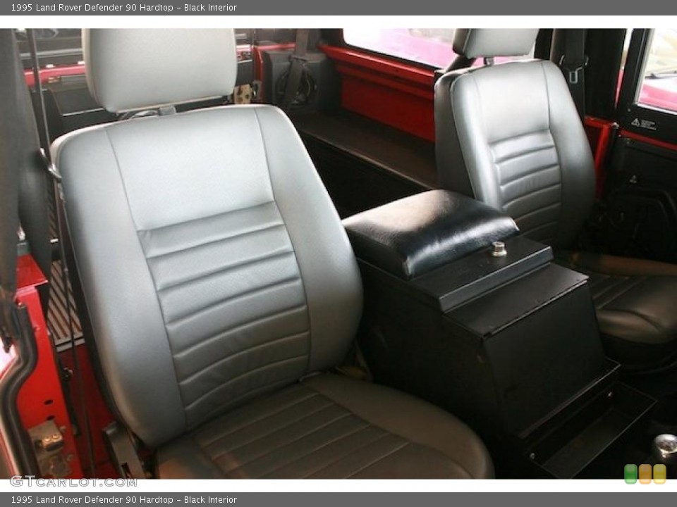 Black Interior Photo for the 1995 Land Rover Defender 90 Hardtop #46706799