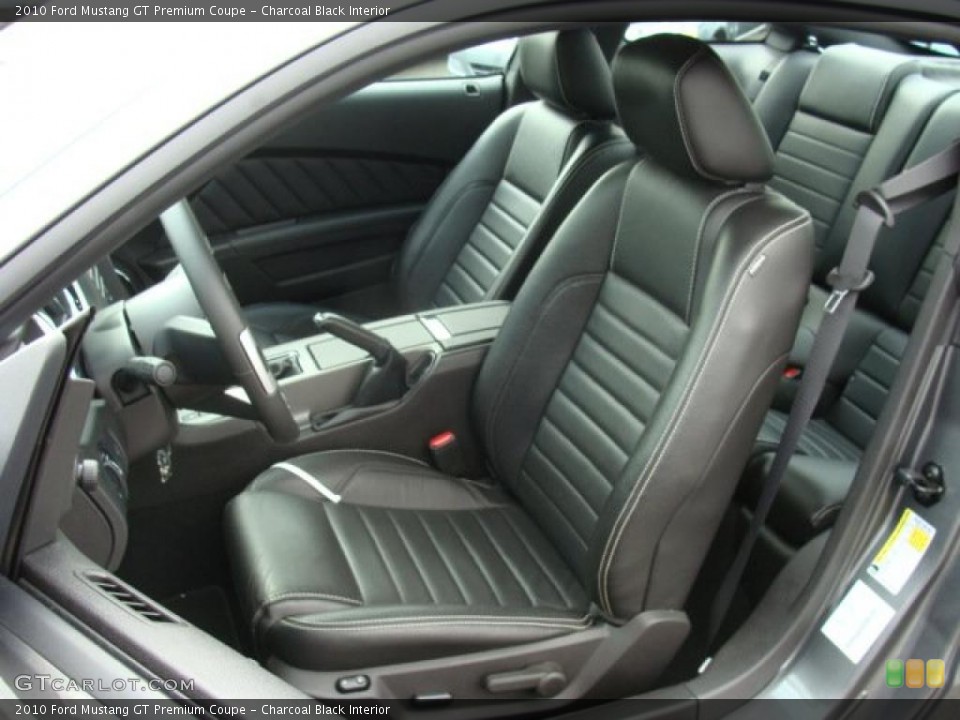 Charcoal Black Interior Photo for the 2010 Ford Mustang GT Premium Coupe #46706838