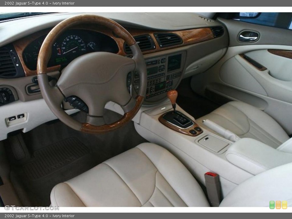 Ivory 2002 Jaguar S-Type Interiors