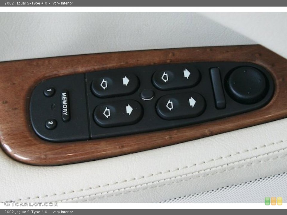 Ivory Interior Controls for the 2002 Jaguar S-Type 4.0 #46707891
