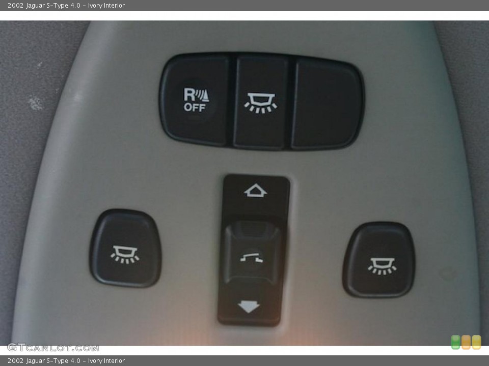 Ivory Interior Controls for the 2002 Jaguar S-Type 4.0 #46707924